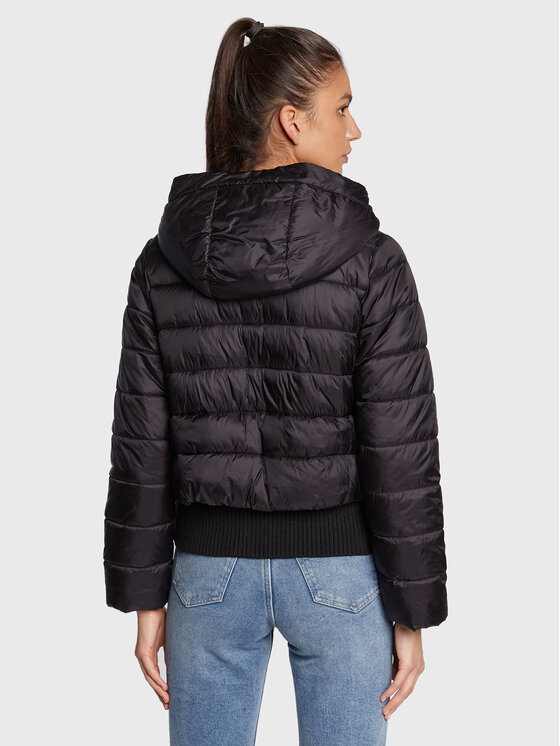 Sisley Sisley Giacca di transizione 20JBLN00Z Nero Regular Fit