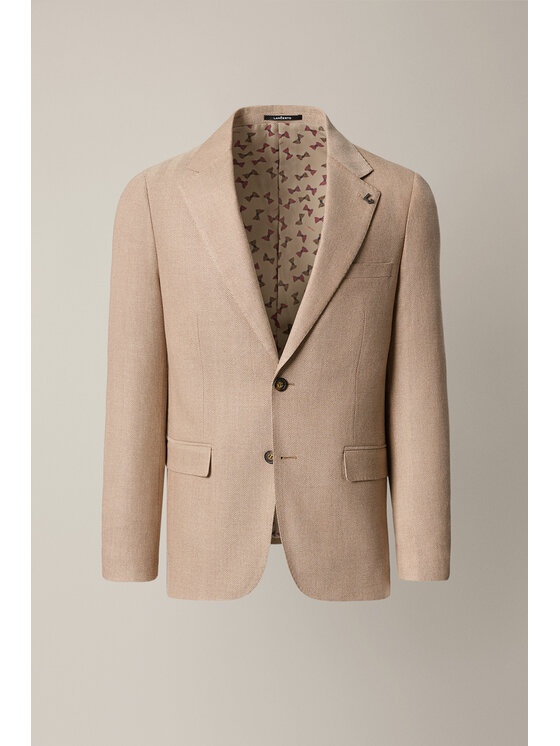 Lancerto Lancerto Marynarka Bolsena MA131126000012 Beżowy Slim Fit