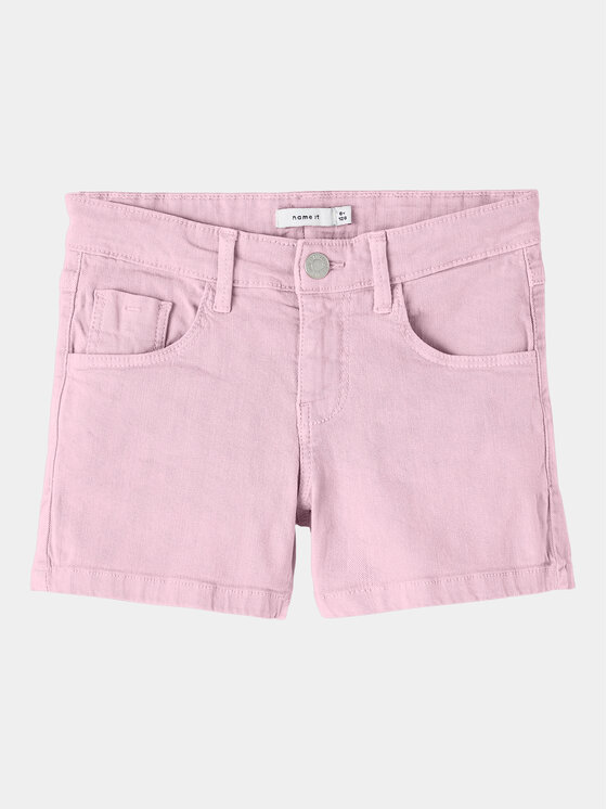 NAME IT NAME IT Дънкови шорти Nkfrose 13212157 Розов Regular Fit