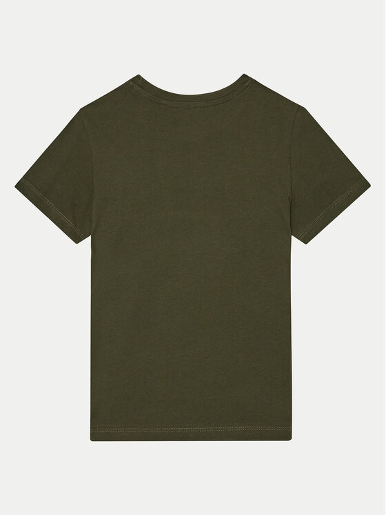 4F 4F T-shirt 4FJWMM00TTSHM1626 Kaki Regular Fit