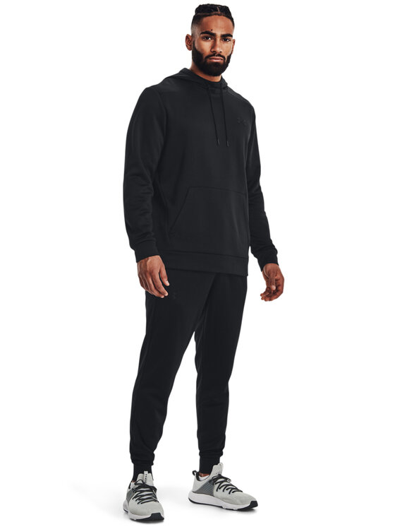 Under Armour Under Armour Majica dugih rukava UA Armour Fleece Hoodie 1373353 Crna Regular Fit