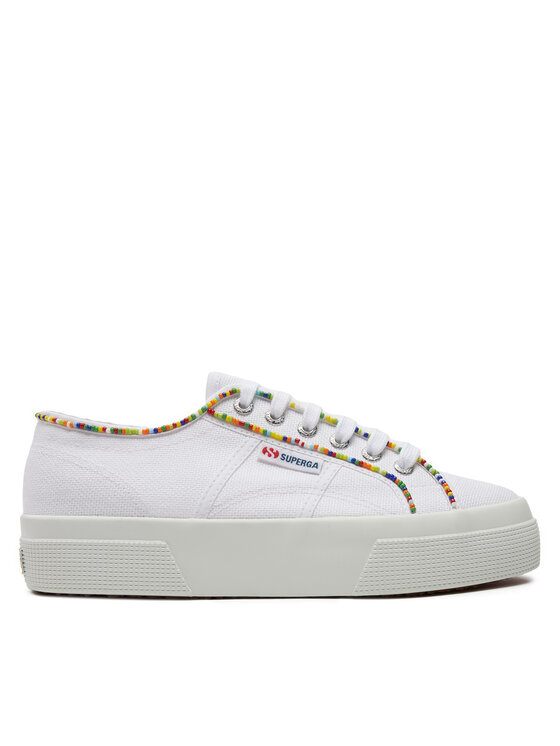 Superga Teniși Multicolor Beads 2740 S4131FW Alb