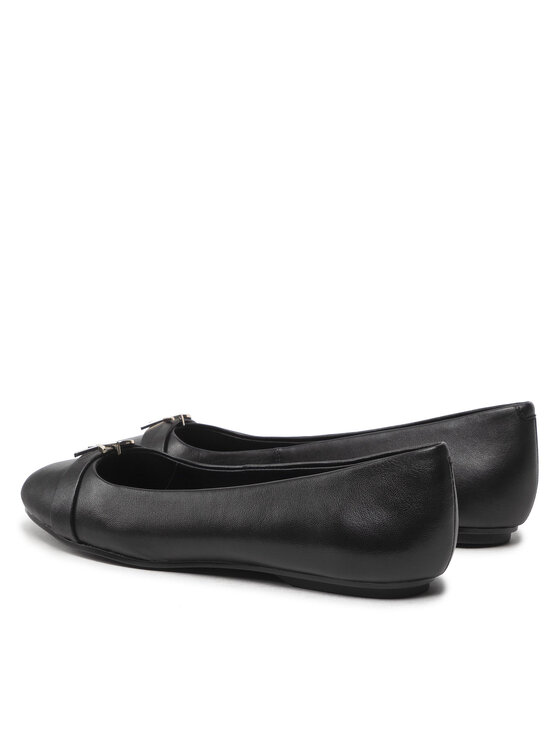 Calvin Klein Balerini Round Ballerina W Hdw HW0HW01286 Negru