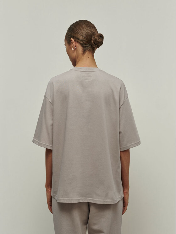 La Mania La Mania T-shirt LUCY 3 Beige Classic Fit