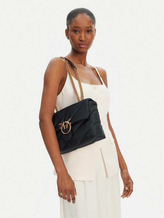 PINKO PINKO Дамска чанта Love Puff Classic Cl PE 25 PLTT 100038 A05F Черен