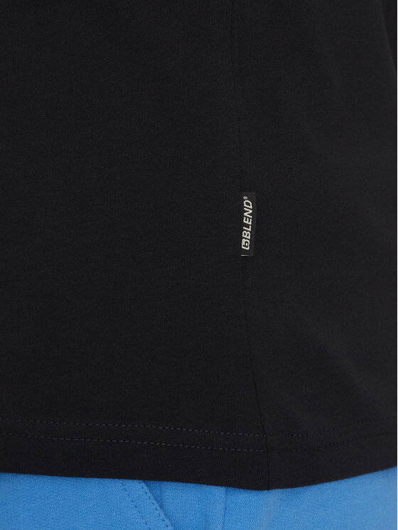 Blend Blend T-Shirt 20718276 Czarny Regular Fit