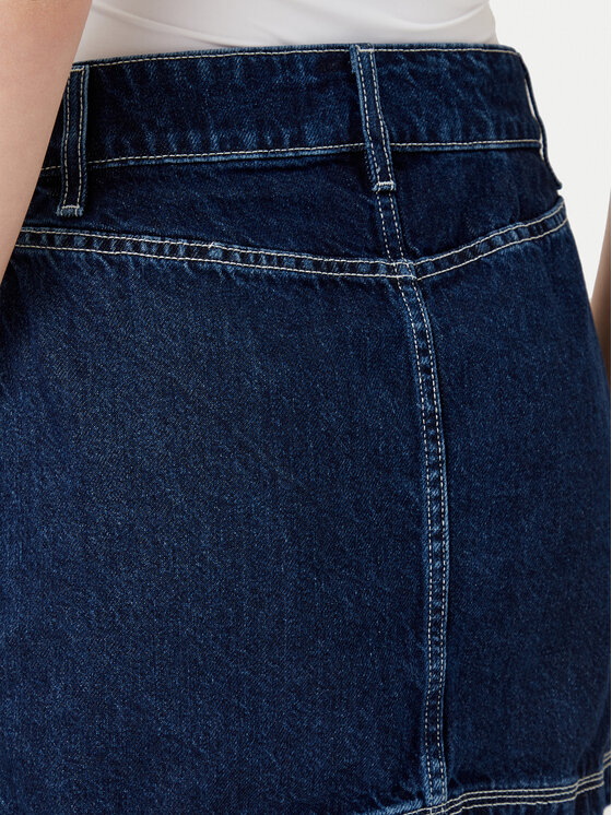 HUGO HUGO Spódnica jeansowa mini 50531831 Granatowy Regular Fit