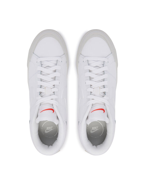 Nike Nike Sneakersy Court Legacy Lift DM7590 Biela
