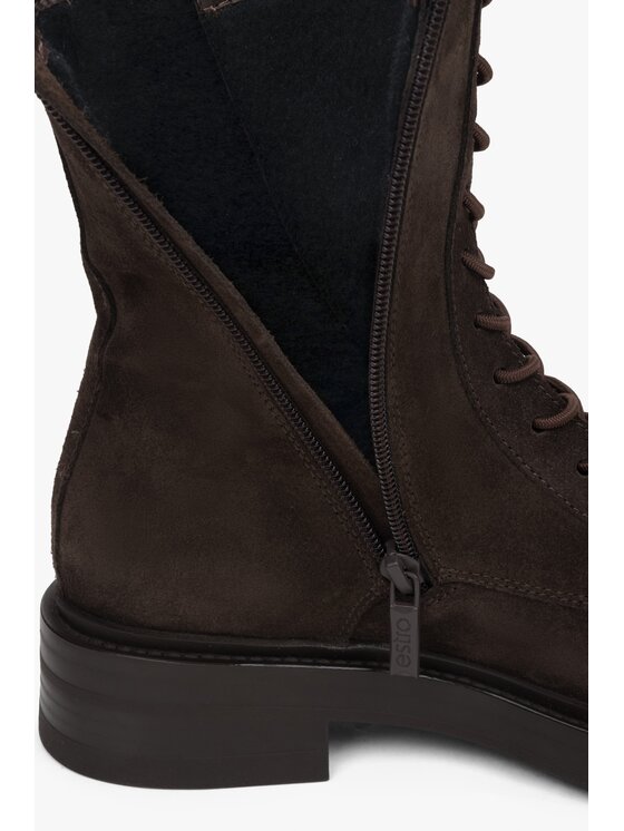 Estro Estro Μποτάκια ER00118379 Καφέ