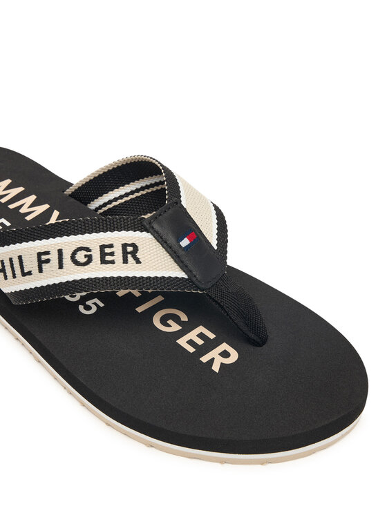 Tommy Hilfiger Tommy Hilfiger Flip flop Sporty FM0FM05805 Negru