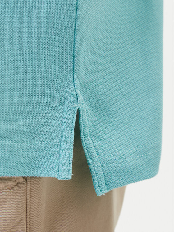 Tommy Hilfiger Tommy Hilfiger Тениска с яка и копчета 1985 MW0MW17770 Електриков Regular Fit