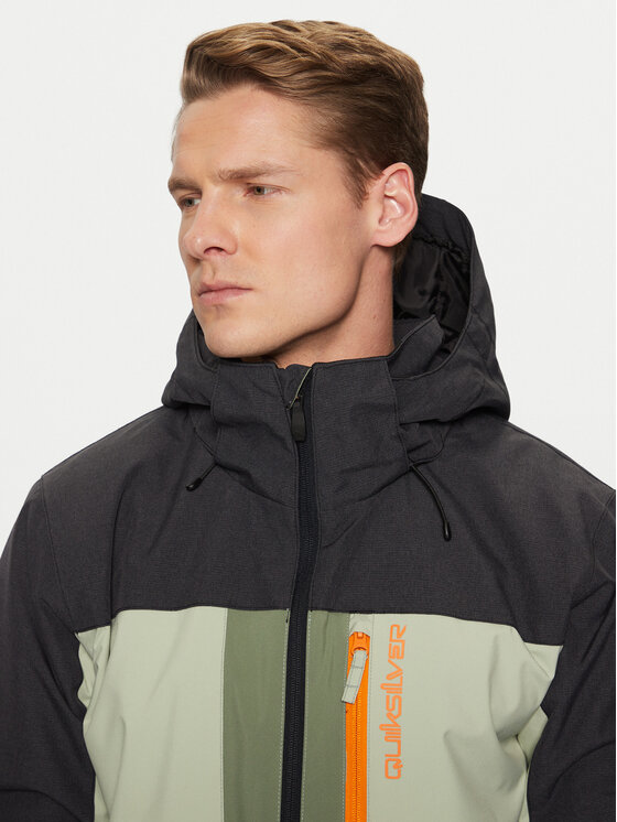 Quiksilver Quiksilver Slidinėjimo striukė Dawson EQYTJ03451 Žalia Slim Fit