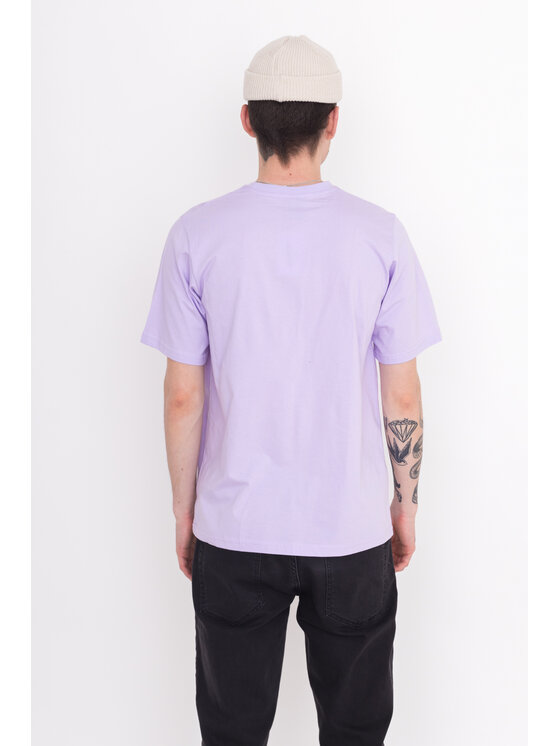 Kamuflage Kamuflage T-Shirt Pocket Logo Fioletowy Relaxed Fit