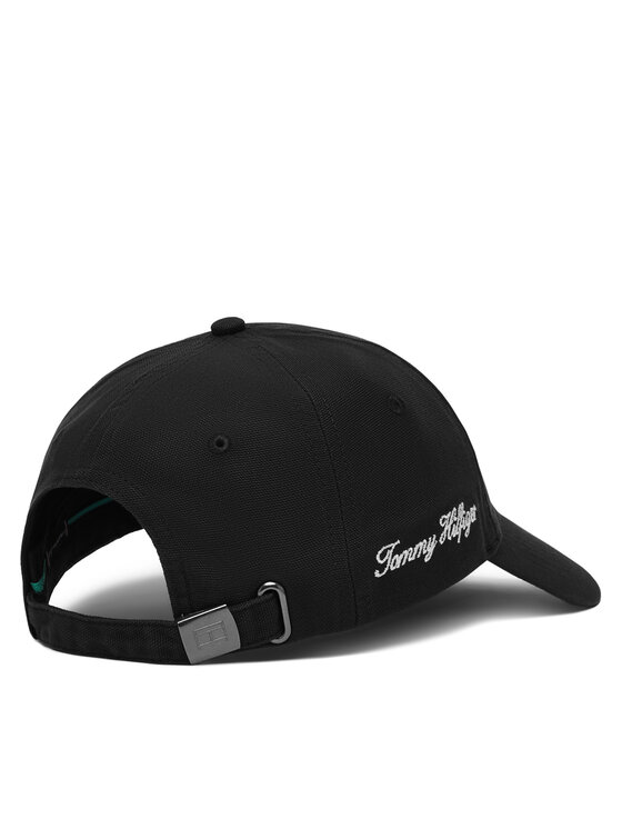 Tommy Hilfiger Tommy Hilfiger Czapka z daszkiem Logo Embroidery Baseball Cap AM0AM14120 Czarny
