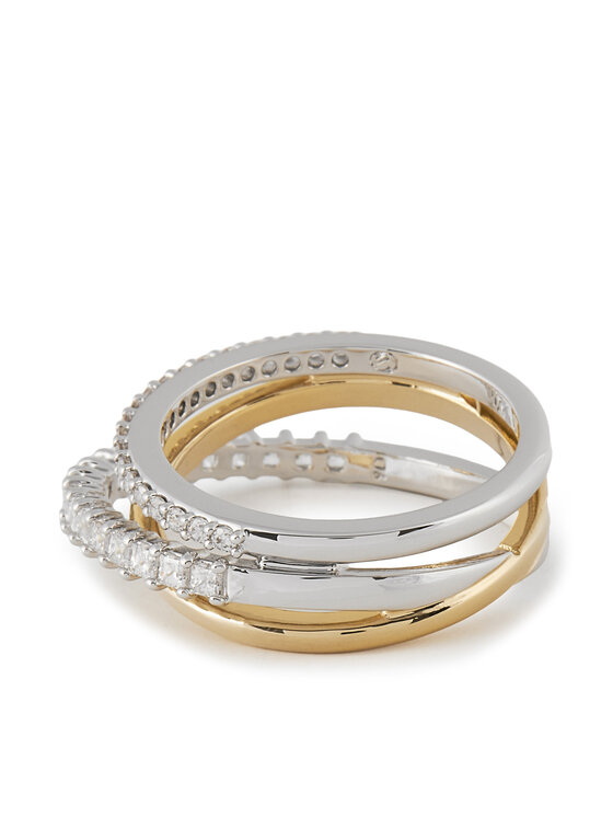 Swarovski Swarovski Prsteň Hyperbola 5689732 Strieborná