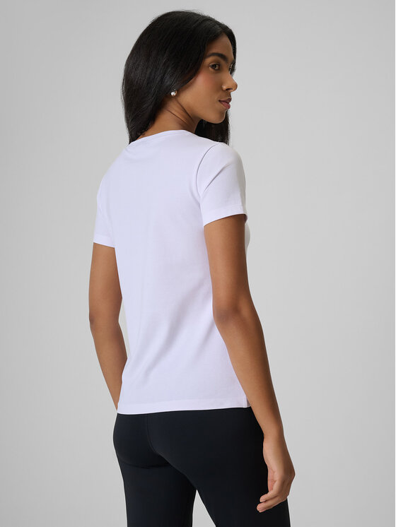4F 4F T-Shirt AFTERLIGHT Biały Slim Fit