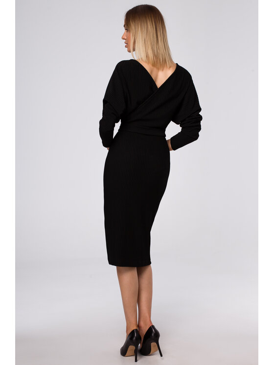 Made of Emotion Made of Emotion Vestito di maglia M523 Nero