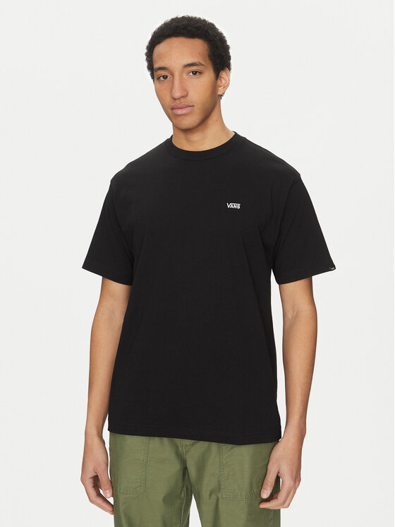 Vans Vans Tricou Left Chest II VN000P1P Negru Loose Fit