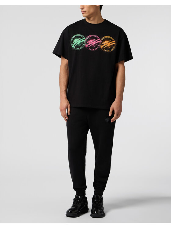 Plein Sport Plein Sport T-Shirt 29100 Czarny Regular Fit