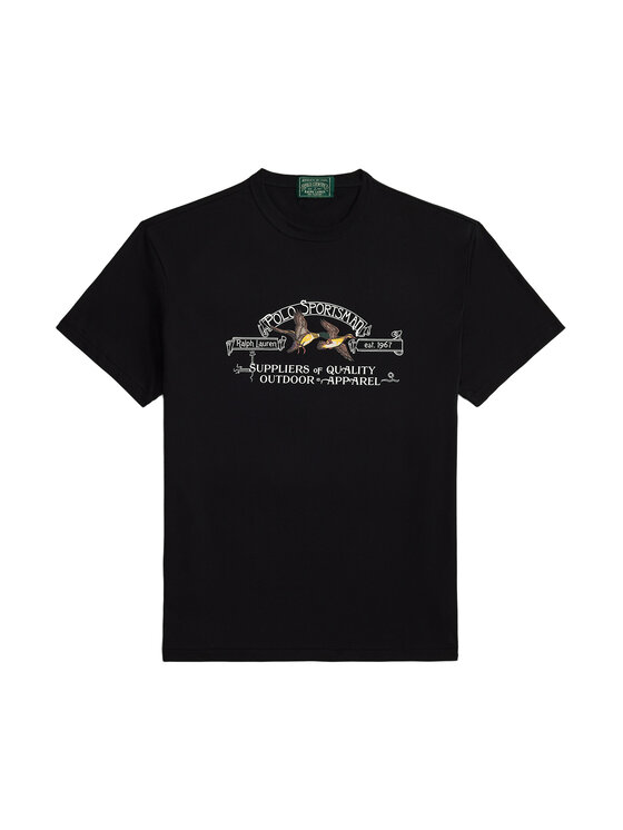Polo Ralph Lauren Polo Ralph Lauren T-shirt 710981142001 Crna Classic Fit