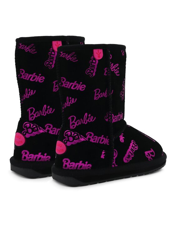 EMU Australia EMU Australia Śniegowce Barbie Wallaby Print Lo K12904 Czarny