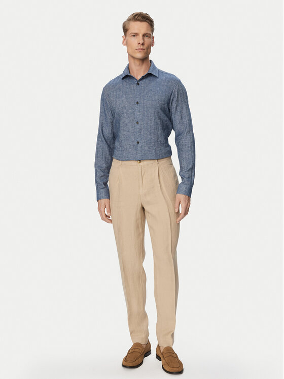 Jack & Jones Jack & Jones Риза Parker 12292161 Светлосин Regular Fit