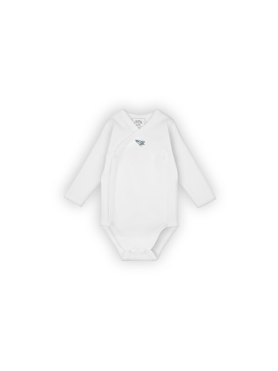 Stellou & friends Stellou & friends Komplet body dziecięcych Long Sleeve CROSS-BODY Granatowy