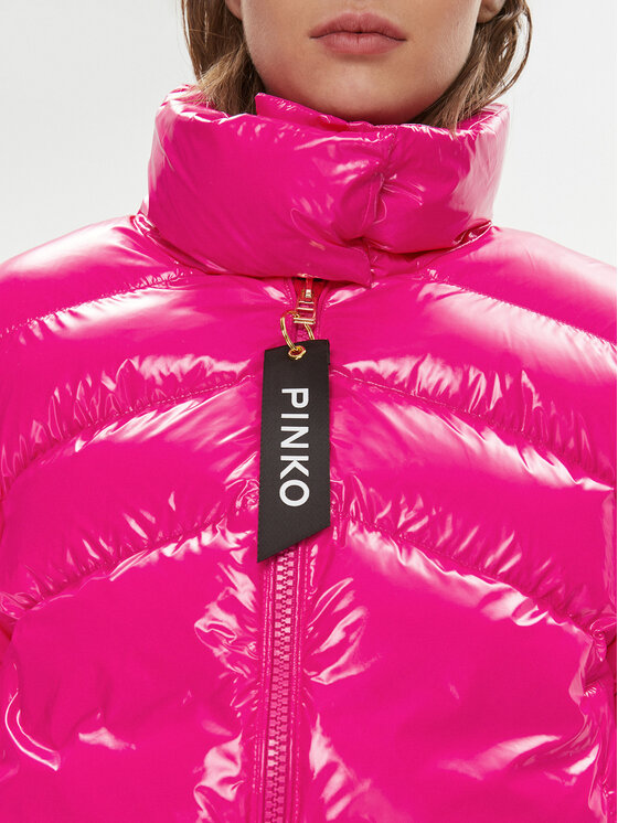 PINKO PINKO Winterjacke Micro 101598 A11K Rosa Regular Fit