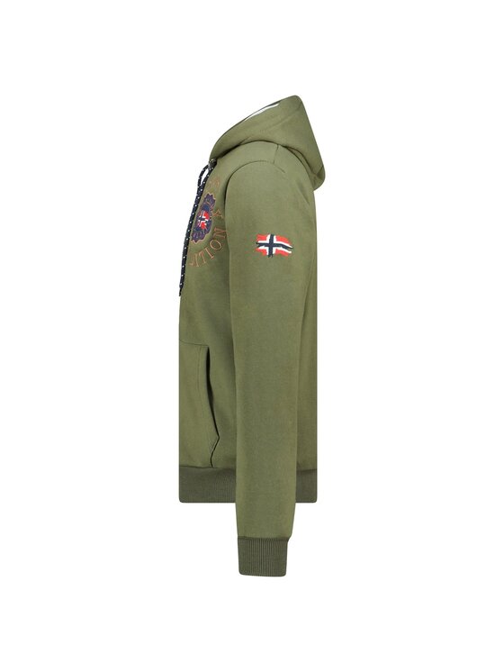 Geographical Norway Geographical Norway Bluza WZ3028H/GN-Kaki Zielony Regular Fit