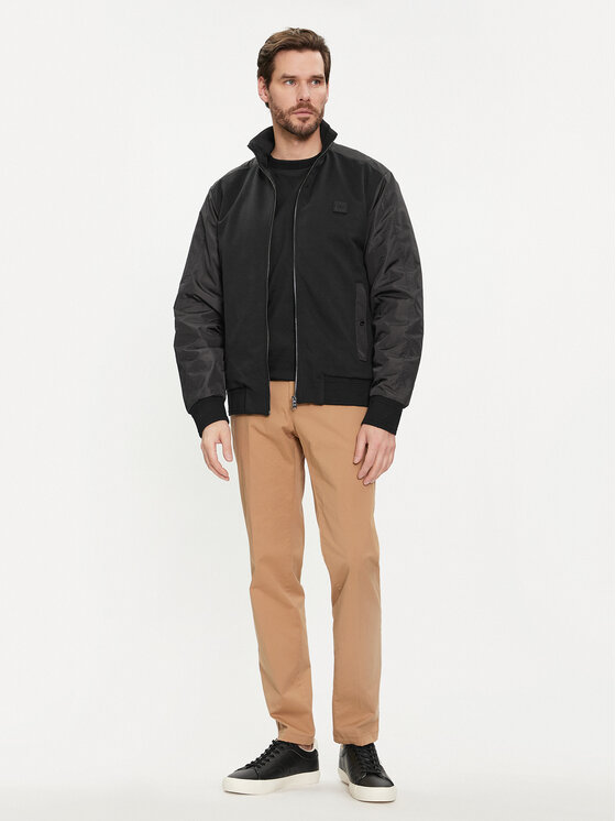 BOSS Boss Kevad-sügis jope Shepherd 53 50508858 Must Regular Fit