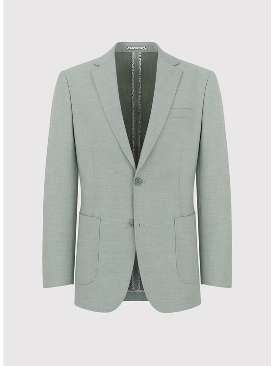 Pako Lorente Pako Lorente Marynarka P24SF-3X-005 Zielony Slim Fit