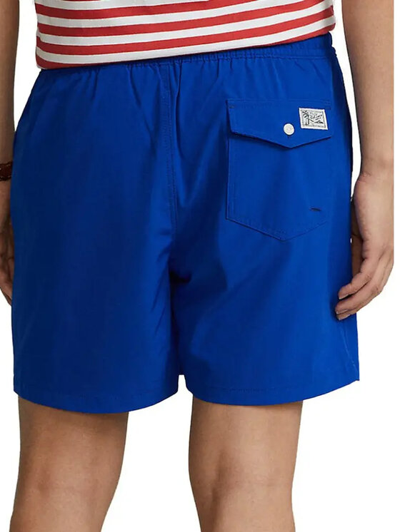 Polo Ralph Lauren Polo Ralph Lauren Strój kąpielowy Pantaloncini da mare con vita elasticizzata con coulisse, tasche laterali e logo ricamato sul lato. Niebieski