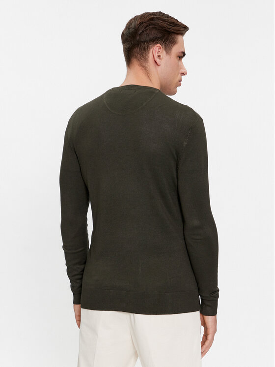 Brave Soul Brave Soul Džemper MK-36ARUNDELB Zelena Regular Fit