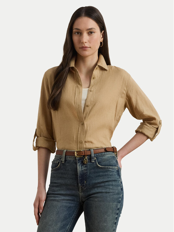 LAUREN RALPH LAUREN LAUREN RALPH LAUREN Košile 200782777060 Béžová Relaxed Fit