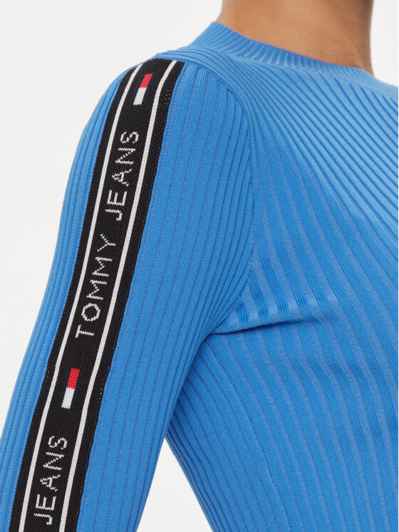 Tommy Jeans Tommy Jeans Džemper DW0DW17247 Plava Slim Fit