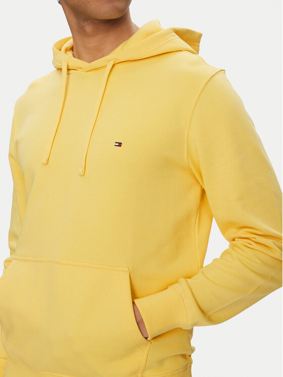 Tommy Hilfiger Tommy Hilfiger Bluza Essential MW0MW37235 Żółty Regular Fit