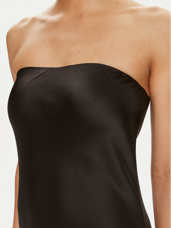 NORMA KAMALI NORMA KAMALI Sukienka wieczorowa ST1243CBC95001 Czarny Relaxed Fit