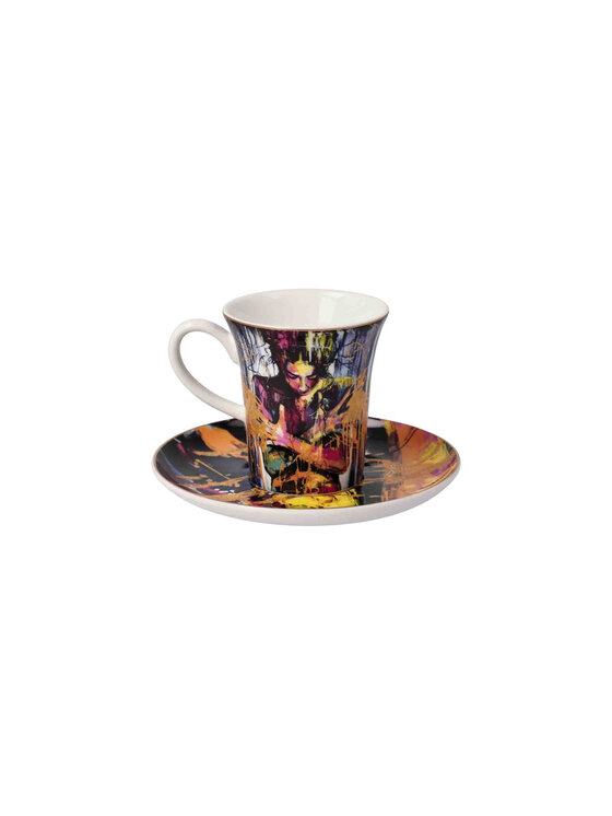 Goebel Goebel Filiżanka do espresso Lana Frey - Liberation Czarny