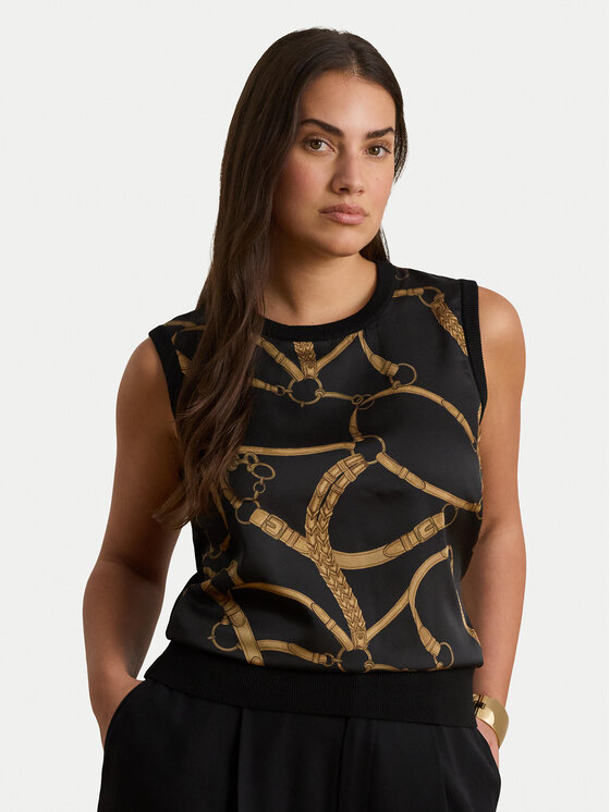LAUREN RALPH LAUREN LAUREN RALPH LAUREN Blúzka 200P13976001 Čierna Regular Fit