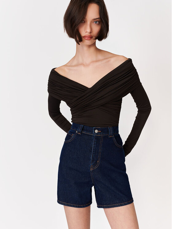 La Mania La Mania Džínsové šortky CAROLINE Basic Fit