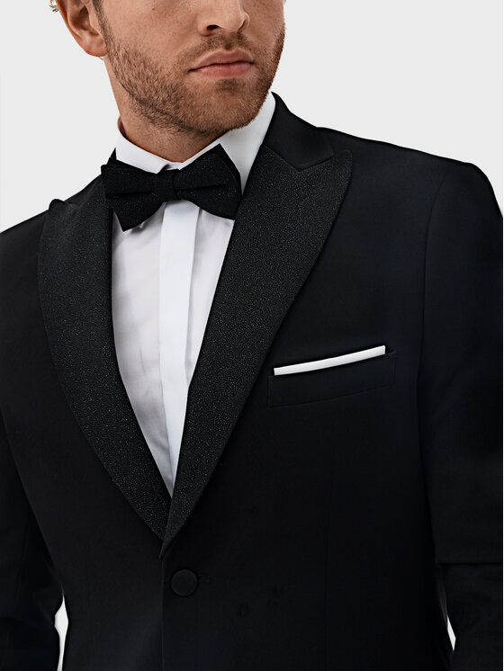 Evenemen Evenemen Garnitur Piedro Nero Czarny Slim Fit