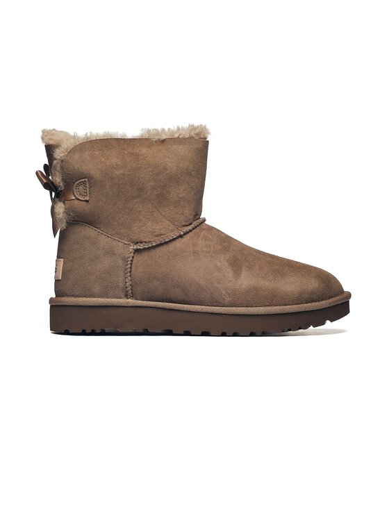 Ugg Ugg Botki Mini Bailey Bow II 1016501-LBNZ Brązowy