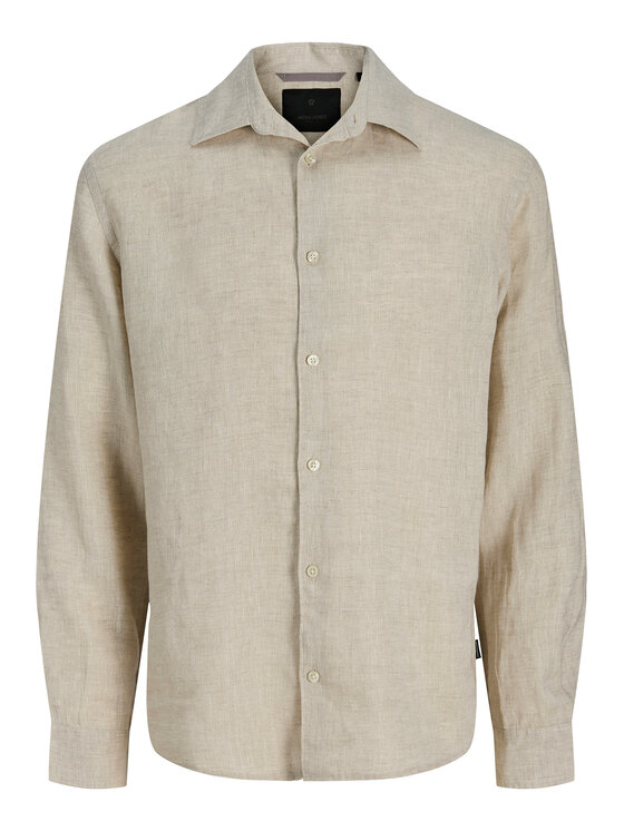 Jack & Jones Jack & Jones Košeľa Lawrence 12293563 Svetlo béžová Regular Fit