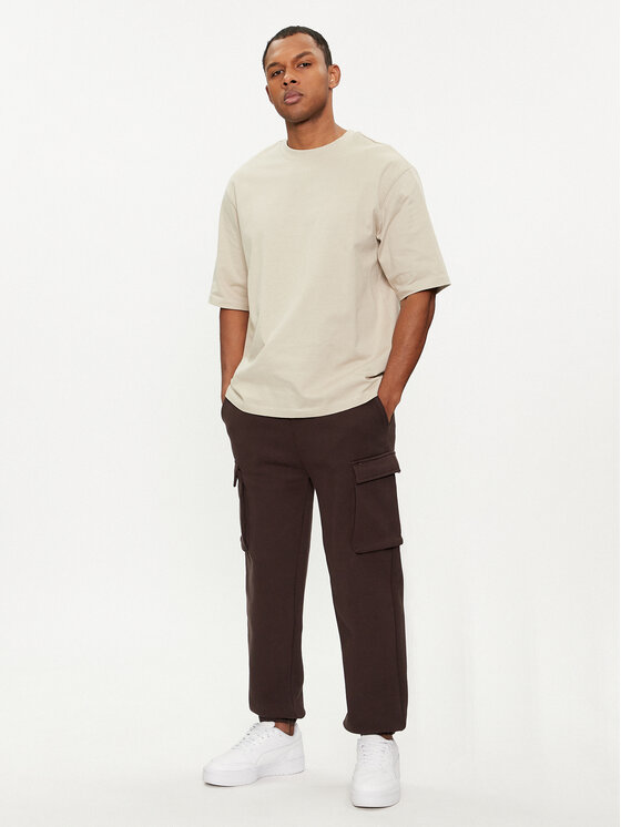 Outhorn Outhorn Долнище анцуг OTHAW23TTROM513 Кафяв Regular Fit