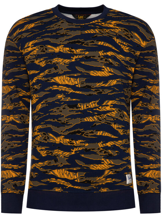 Lee Lee Felpa Seansonal Camo L80ASPLR 112121285 Multicolore Regular Fit