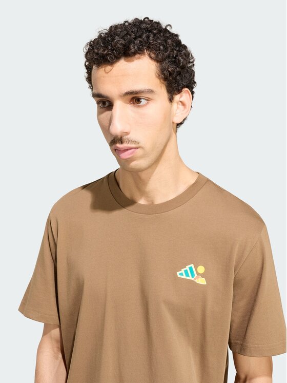 adidas adidas T-Shirt 168666 Zielony jasny Loose Fit