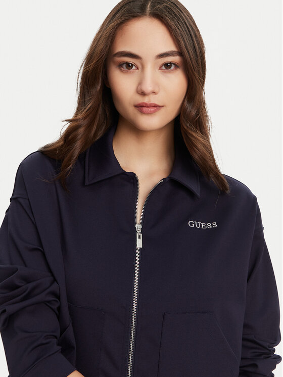 Guess Guess Bluza V5YL08 KCX42 Granatowy Regular Fit