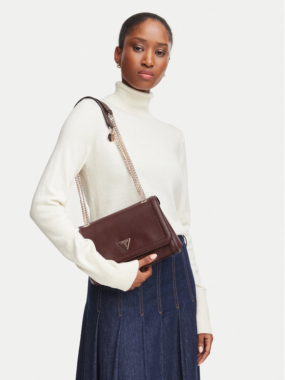 Guess Guess Torebka Noelle II HWZG96 72210 Bordowy