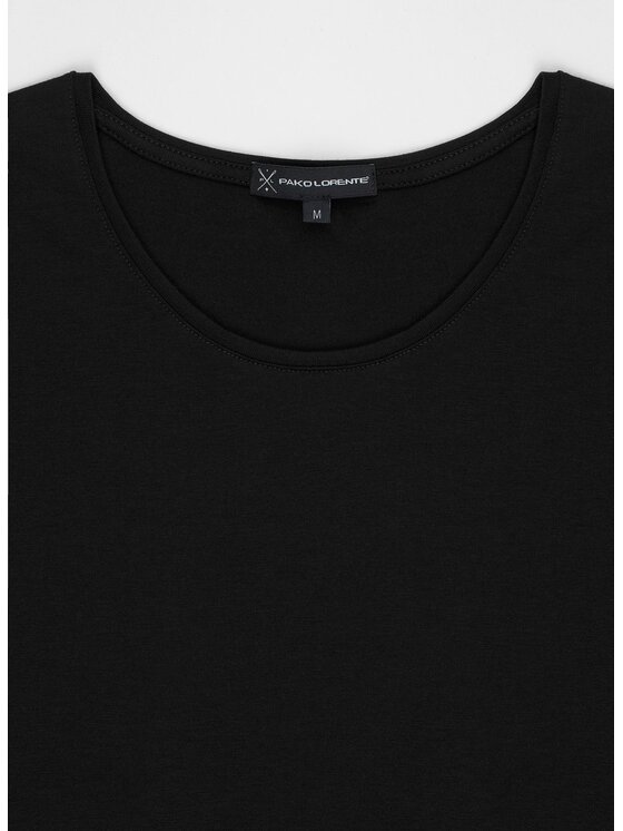 Pako Lorente Pako Lorente Longsleeve P000B-TL-006 Czarny Slim Fit