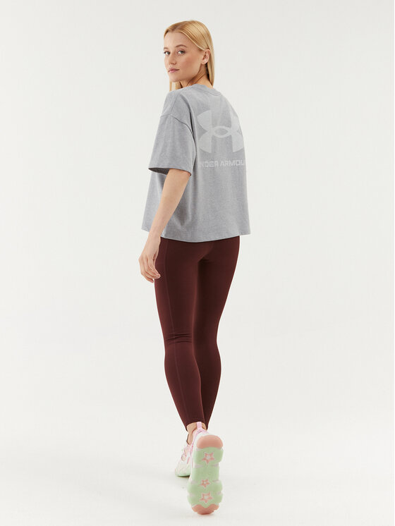 Under Armour T-Shirt Ua W Logo Lc Oversized Hw Ss 1379948 Grau  